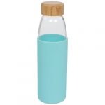 540 ml Sportflasche aus Glas mit Holzdeckel