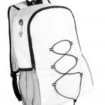 Rucksack mit Reißverschluss-Hauptfach und verstellbaren Schultergurten