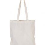 Recycling-Baumwolltasche mit langen Henkeln