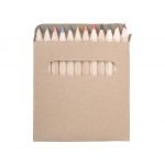 12 naturfarbene Buntstifte