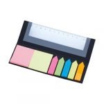 Haftnotizen mit Lineal